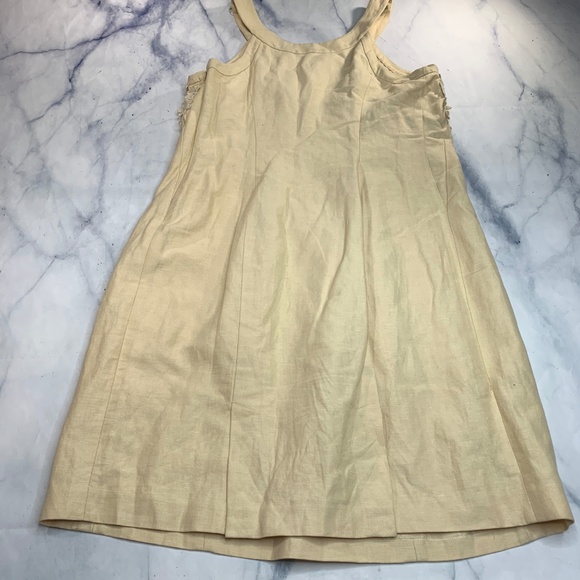 Anthropologie Postmark Cream Oleander Canvas Dress - Picture 6 of 8